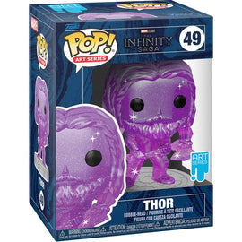 Funko Pop! Avengers Infinity Saga Thor Purple Artist Series - Bards & Cards