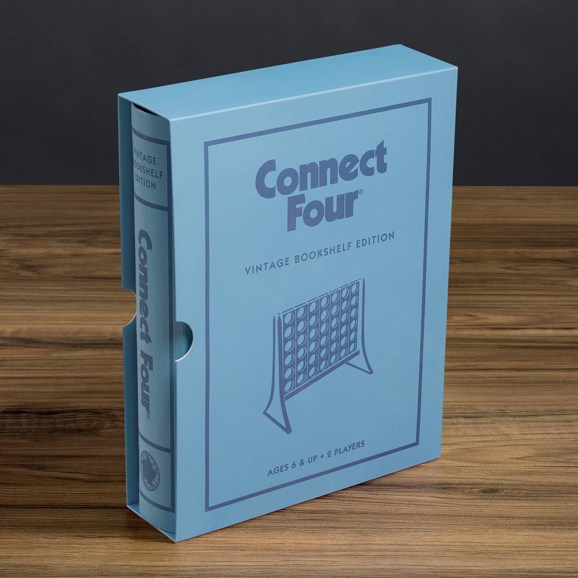 Connect 4 - Vintage Bookshelf Edition - Bards & Cards