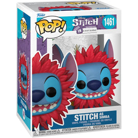 Lilo & Stitch Costume Stitch as Simba Funko Pop! Vinyl Figure #1461 - Bards & Cards