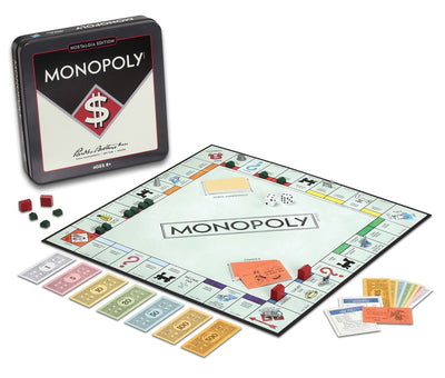 WS Game Company Monopoly Nostalgia Tin - Bards & Cards