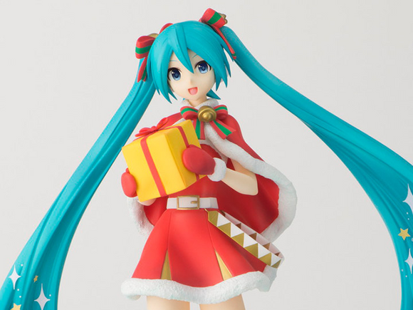 Sega: Vocaloid Super Premium Miku Hatsune (Christmas 2019 Ver.) Figure - Bards & Cards