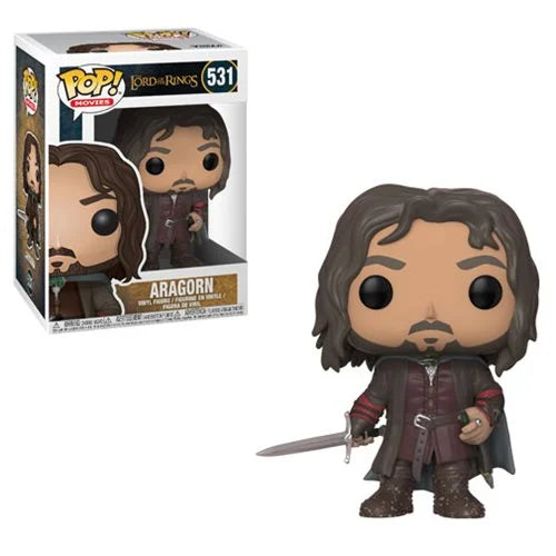 Funko Pop! The Lord of the Rings: Aragorn - Bards & Cards