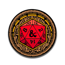 Dungeons & Dragons - D20 AR Pin - Bards & Cards