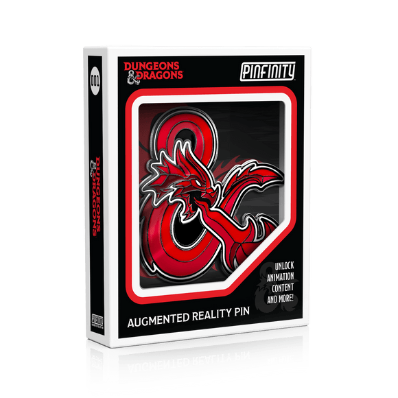 Dungeons & Dragons - Stained Glass Ampersand AR Pin - Bards & Cards