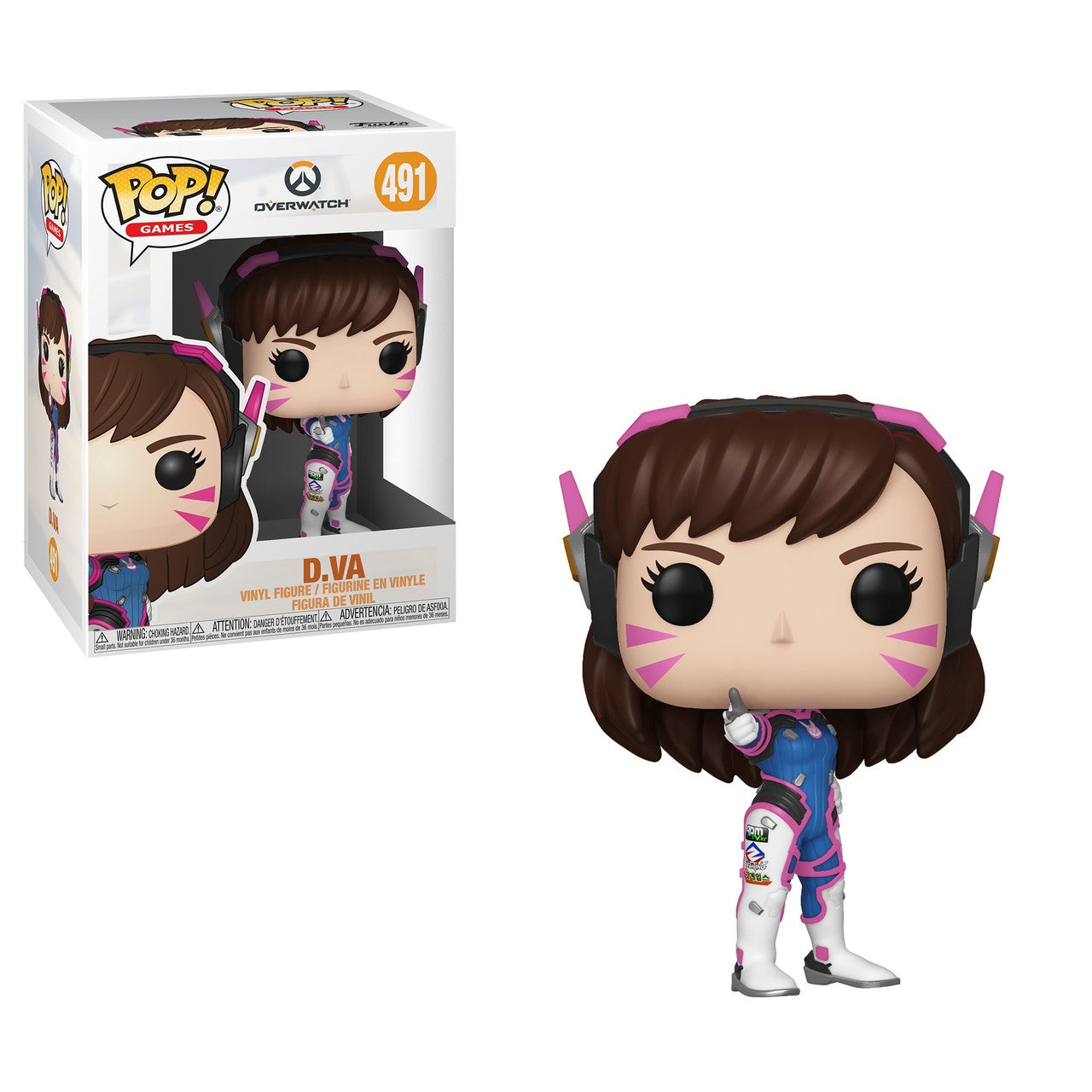 Funko POP! Overwatch: Season 5 - D. Va Vinyl Figure #491