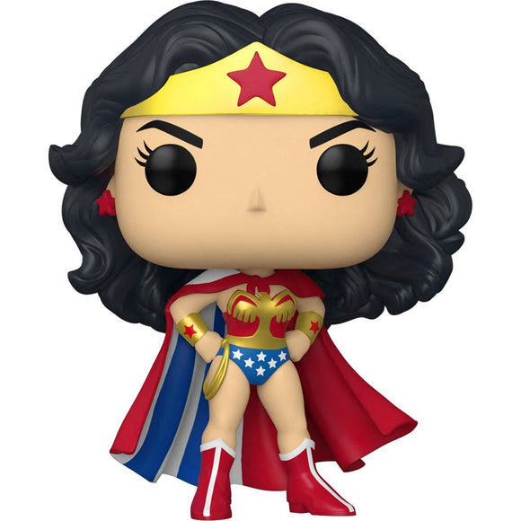 Funko Pop! Wonder Woman 80th Anniversary Classic with Cape - Bards & Cards