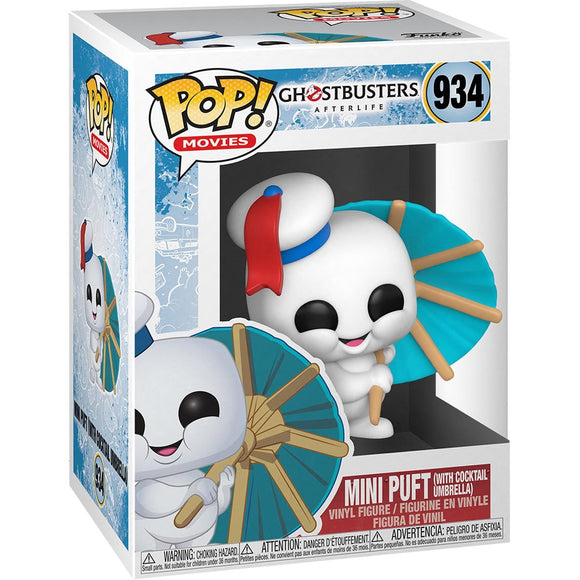 Funko Pop! Ghostbusters 3: Afterlife Mini Puft with Cocktail Umbrella - Bards & Cards