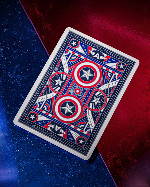 Captain America Playing Cards - Bards & Cards