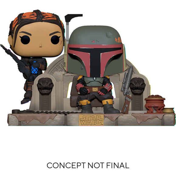 Funko Moments: Star Wars: The Mandalorian Boba Fett and Fennec Shand - Bards & Cards