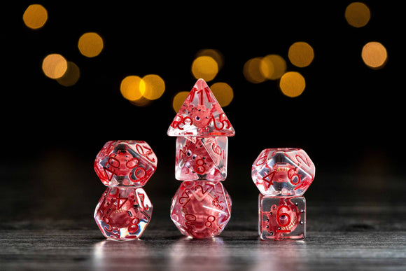 Dungeons & Dragons Beholder Resin Dice Set - Bards & Cards