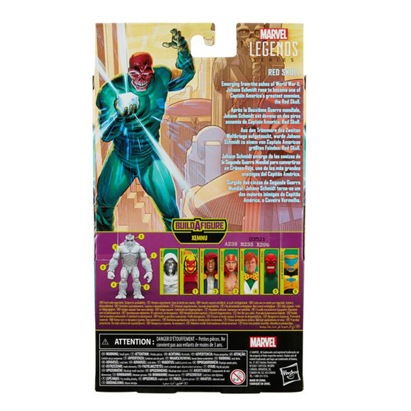Super Villians Marvel Legends - Red Skull 6-Inch Action Figure (Xemnu Build-A-Figure) - Bards & Cards
