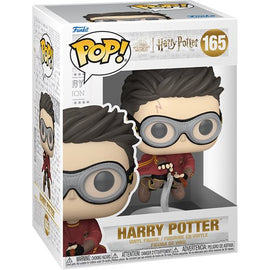 Harry Potter and the Prisoner of Azkaban Harry Potter with Broom (Quidditch) Funko Pop! - Bards & Cards