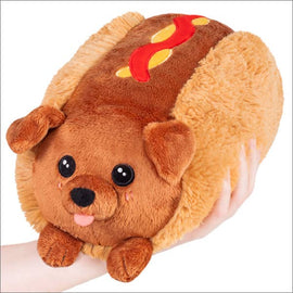 Mini Squishable Dachshund Hot Dog Plush - Bards & Cards