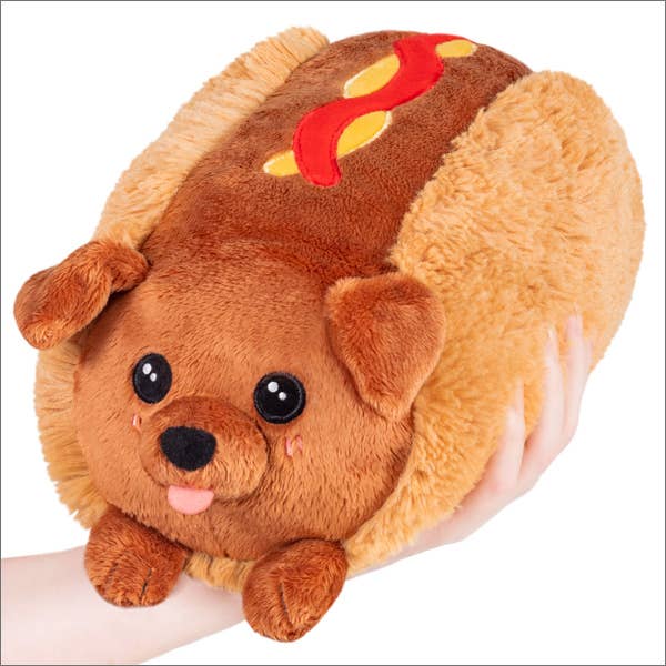 Mini Squishable Dachshund Hot Dog Plush