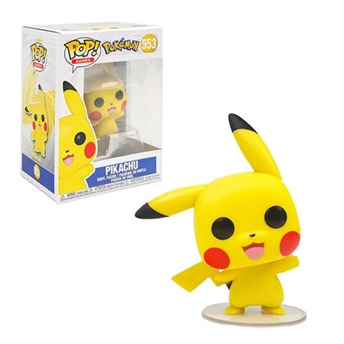 Funko Pop! Pokemon: Pikachu Waving - Bards & Cards