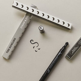 Makeup Moon Stamp and Eyeliner - Bards & Cards