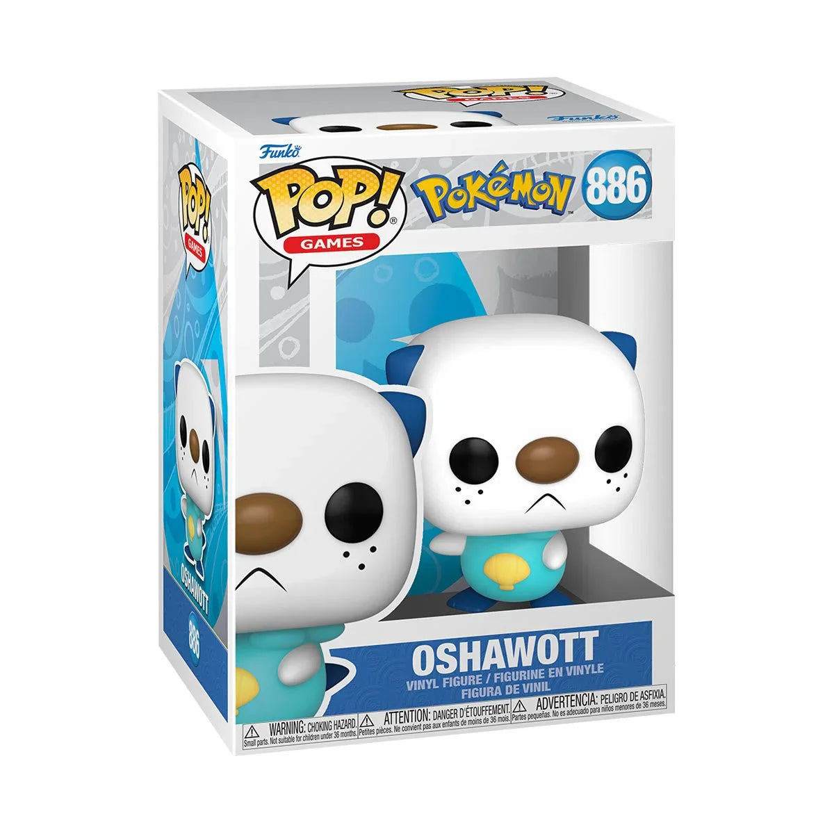 Funko Pop! Pokemon: Oshawott - Bards & Cards