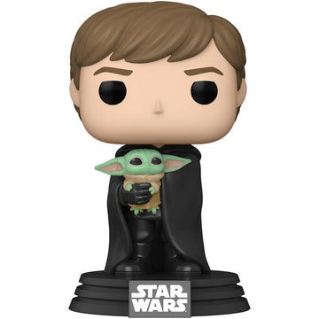 Funko Pop! Star Wars: The Mandalorian Luke with Child - Bards & Cards