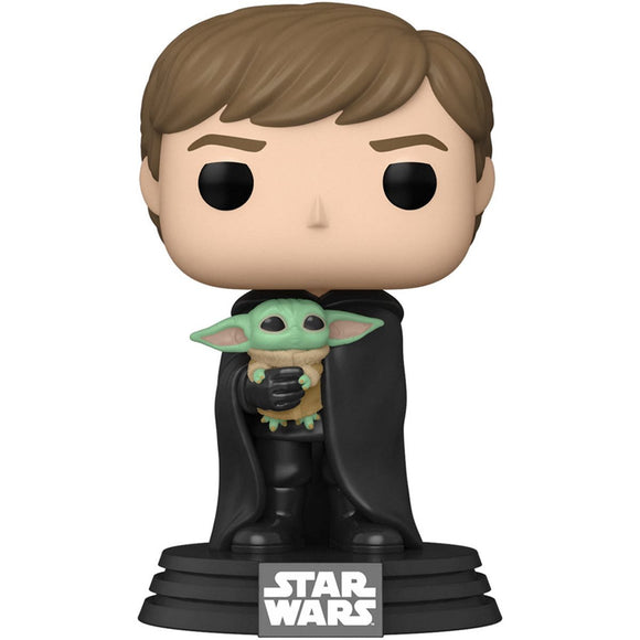 Funko Pop! Star Wars: The Mandalorian Luke with Child - Bards & Cards