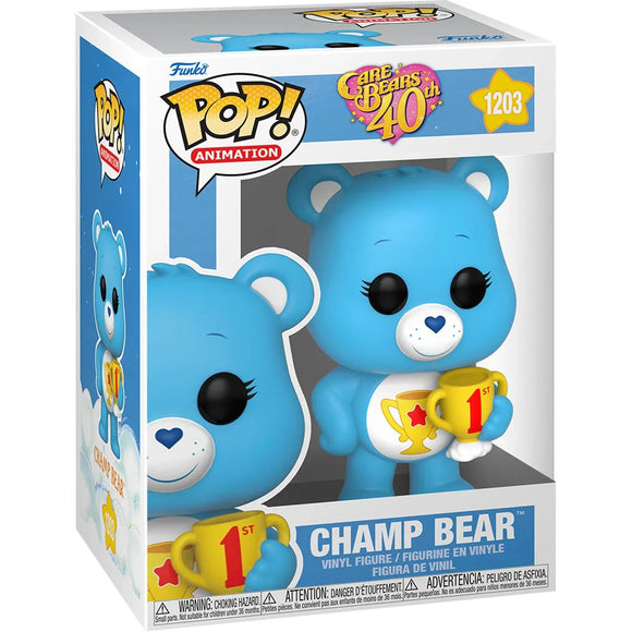 Funko Pop! Care Bears 40th Anniversary: Champ Bear - Bards & Cards