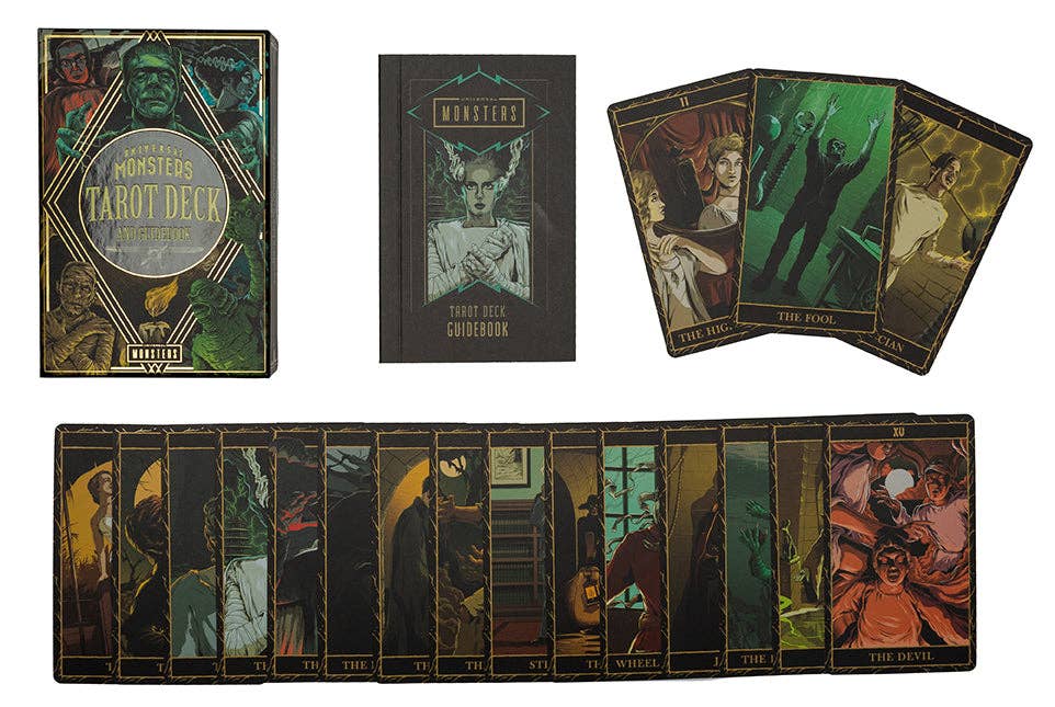 Insight Editions - Universal Monsters Tarot Deck and Guidebook - Bards & Cards