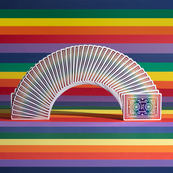 DKNG Rainbow Wheels Playing Cards - Bards & Cards