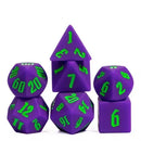 16mm Silicone RPG Dice Set - Bards & Cards