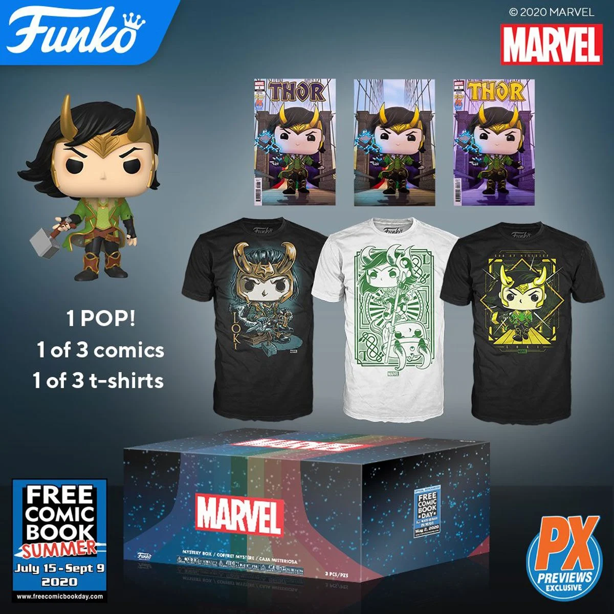 Funko POP! Marvel Previews Exclusive (PX) Mystery Box A - Size Large