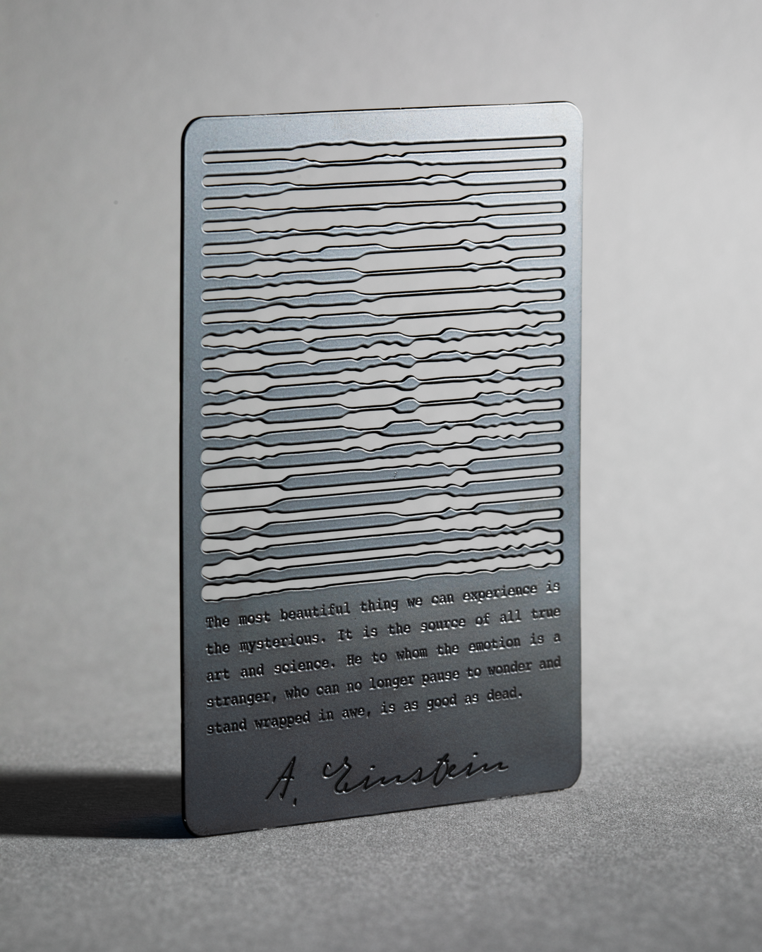 Einstein Metal Bookmark - Bards & Cards