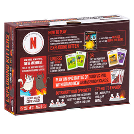 Exploding Kittens Good vs Evil - Bards & Cards