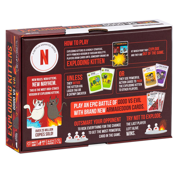 Exploding Kittens Good vs Evil - Bards & Cards