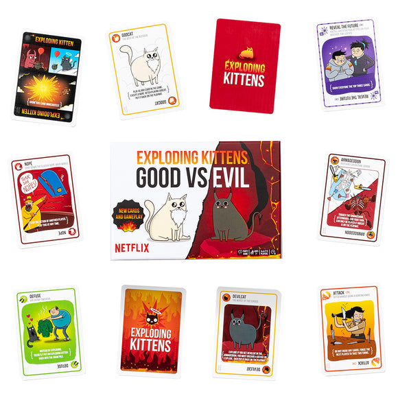 Exploding Kittens Good vs Evil - Bards & Cards