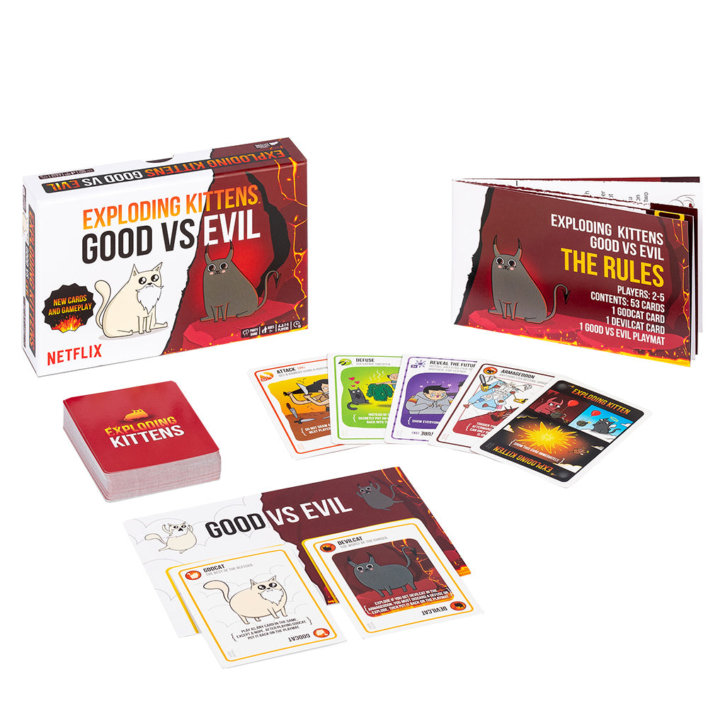 Exploding Kittens Good vs Evil - Bards & Cards
