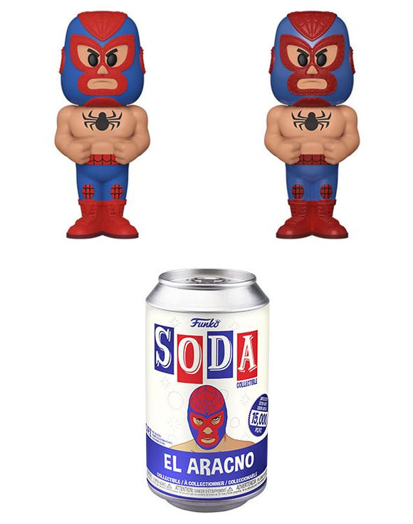 Funko Vinyl SODA: Luchadores - Spider-Man Vinyl Figure - Bards & Cards