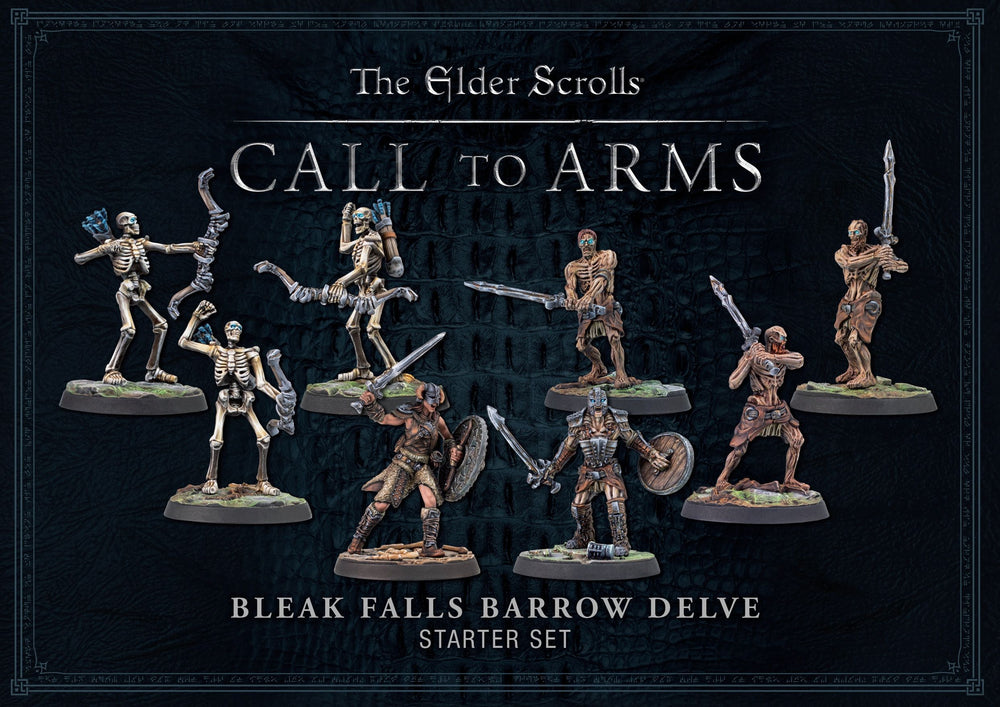 The Elder Scrolls Bleak Falls Barrow Resin Delve Set - Bards & Cards