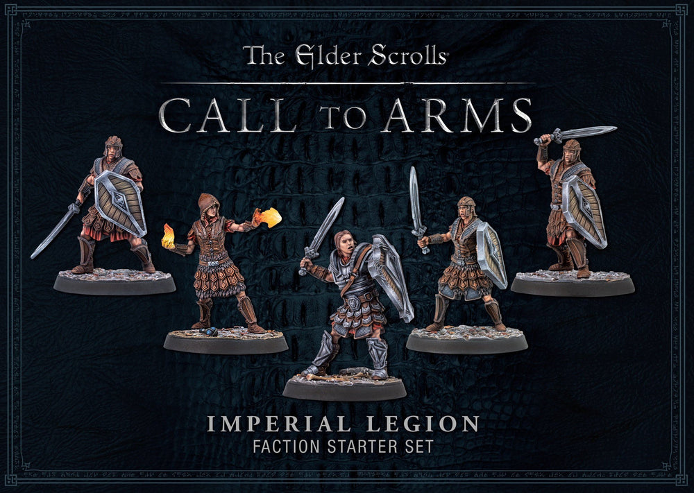 The Elder Scrolls: Call To Arms - Imperial Legion Resin Faction Starter Set - Bards & Cards