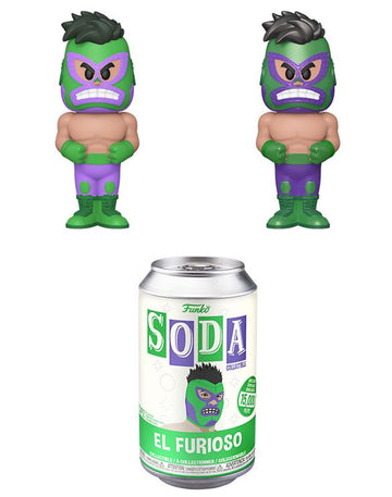 Funko Vinyl SODA: Luchadores - Hulk Vinyl Figure - Bards & Cards
