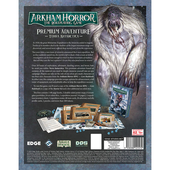 Arkham Horror RPG - Terra Antarctica - Bards & Cards