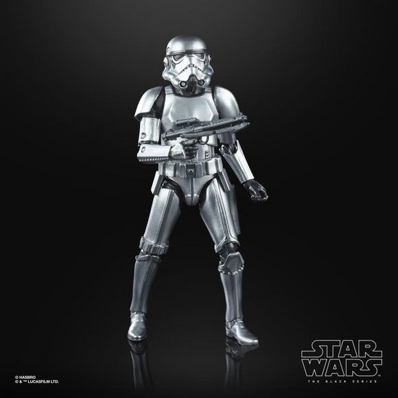 Star Wars: The Black Series - Carbonized Stormtrooper 6-Inch Action Figure - Bards & Cards