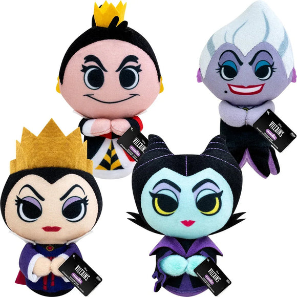 Funko: Disney Villains 4-Inch Plush - Bards & Cards