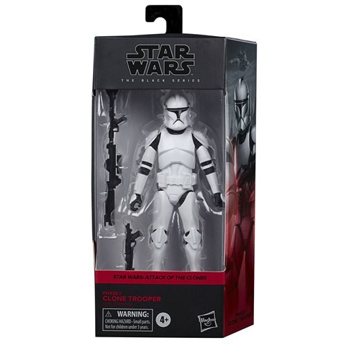 Star Wars: The Black Series - Clone Trooper (Attack of the Clones) 6-Inch Action Figure - Bards & Cards