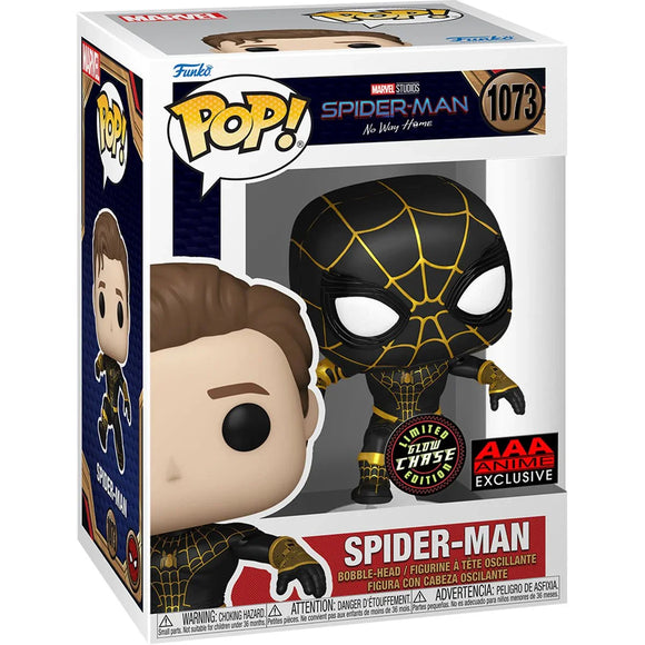 Funko Pop! Spider-Man: No Way Home Unmasked Spider-Man Black Suit - AAA Anime Exclusive - Bards & Cards