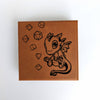 Adoragon - Vegan Leather Dice Box: Chestnut - Bards & Cards