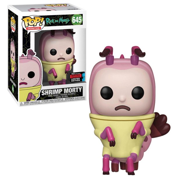 Funko POP! Rick and Morty - Shrimp Morty Vinyl Figure #645 Fall Convention Exclusive [READ DESCRIPTION]