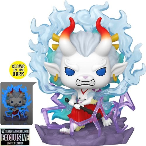 One Piece Yamato Glow-in-the-Dark Deluxe Funko Pop! Vinyl Figure #1596 - Entertainment Earth Exclusive - Bards & Cards