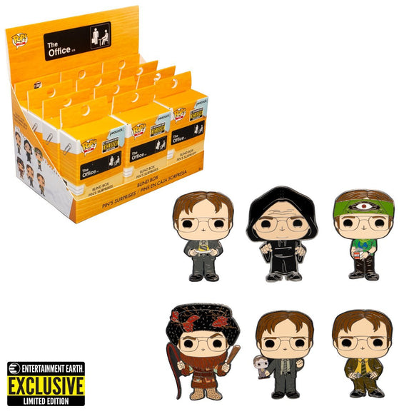 Funko Pin The Office: Dwight Schrute Disguises Blind-Box - Entertainment Earth Exclusive - Bards & Cards