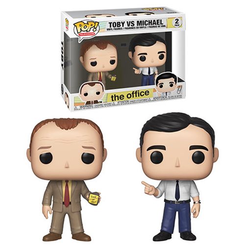 Funko POP! The Office - Toby Flenderson vs. Michael Scott 2-Pack Vinyl Figures - Bards & Cards