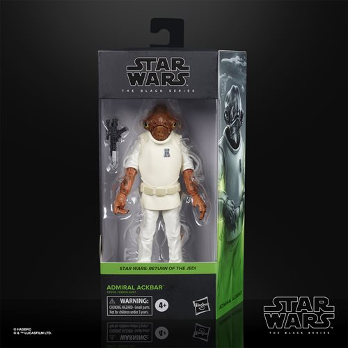 Star Wars: The Black Series - Admiral Ackbar (Return Of The Jedi) 6-Inch Action Figure - Bards & Cards