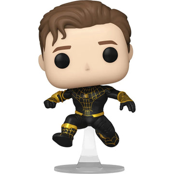 Funko Pop! Spider-Man: No Way Home Unmasked Spider-Man Black Suit - AAA Anime Exclusive - Bards & Cards