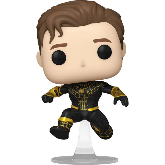 Funko Pop! Spider-Man: No Way Home Unmasked Spider-Man Black Suit - AAA Anime Exclusive - Bards & Cards
